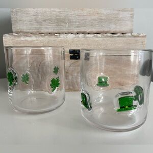 St. Patrick’s double old fashioned glasses